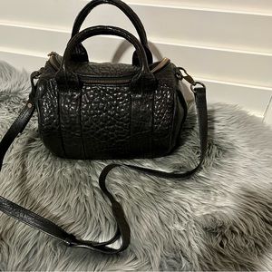 Alexander Wang Rockie Duffle, Black with aged Brass Hardware